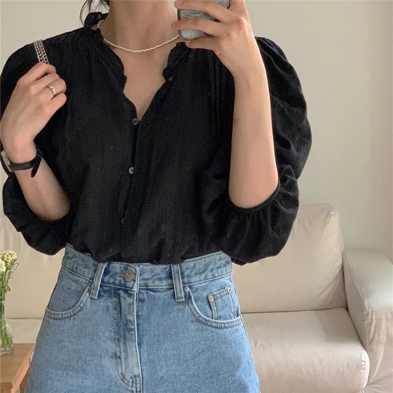 Beautifully Finished Blouse in a Timeless Design