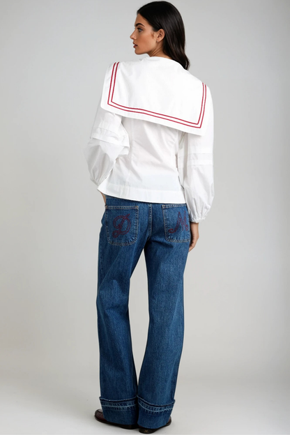 A Vintage Style Top with Delicate Timeless Details