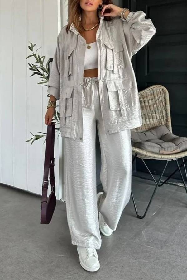 A Vintage Style Pants with Delicate Timeless Details