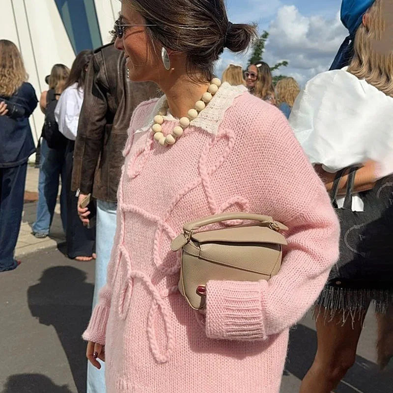 Vintage Inspired Sweater with a Contemporary Edge