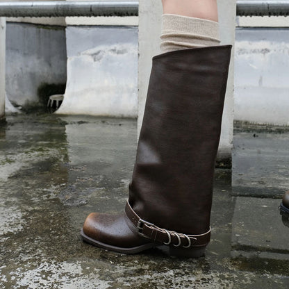 A Vintage Style Boots with Delicate Timeless Details