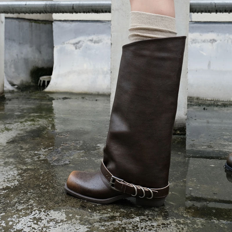 A Vintage Style Boots with Delicate Timeless Details