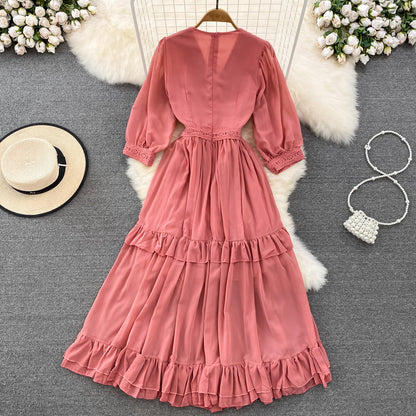 A Vintage Style Dress with Delicate Timeless Details