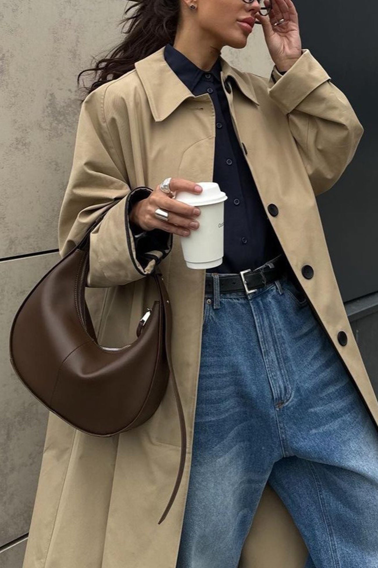 Classic Vintage Coat with a Flattering Fit