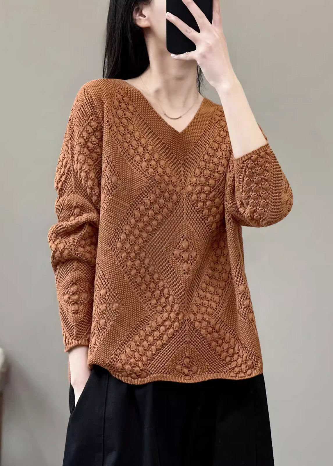 Vintage Inspired Sweater with a Contemporary Edge