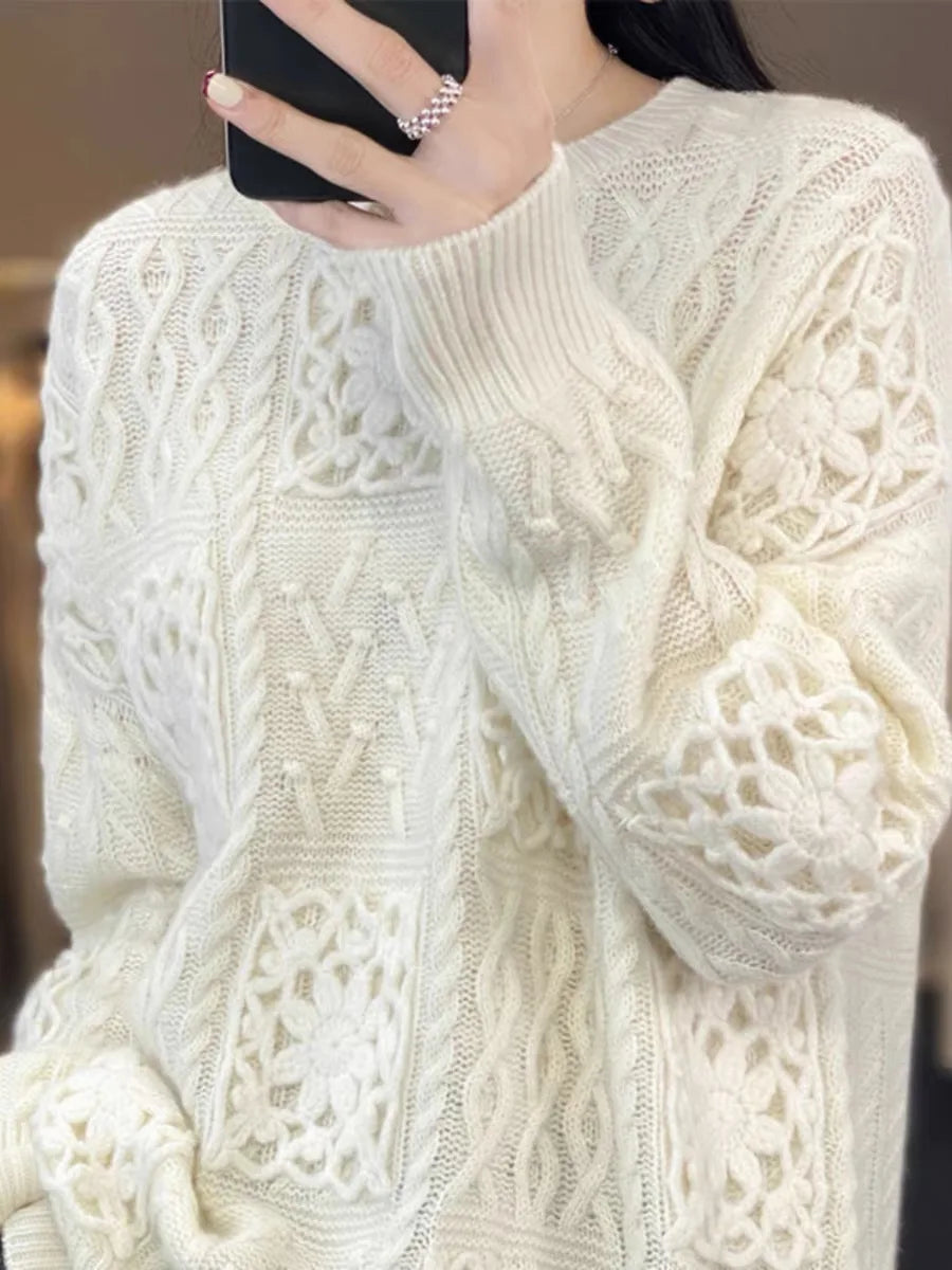 Vintage Inspired Sweater with a Contemporary Edge