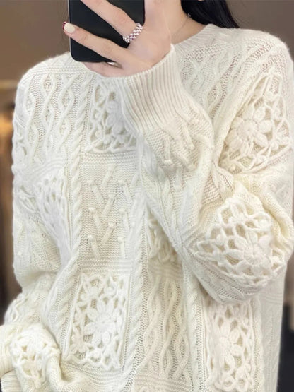 Vintage Inspired Sweater with a Contemporary Edge