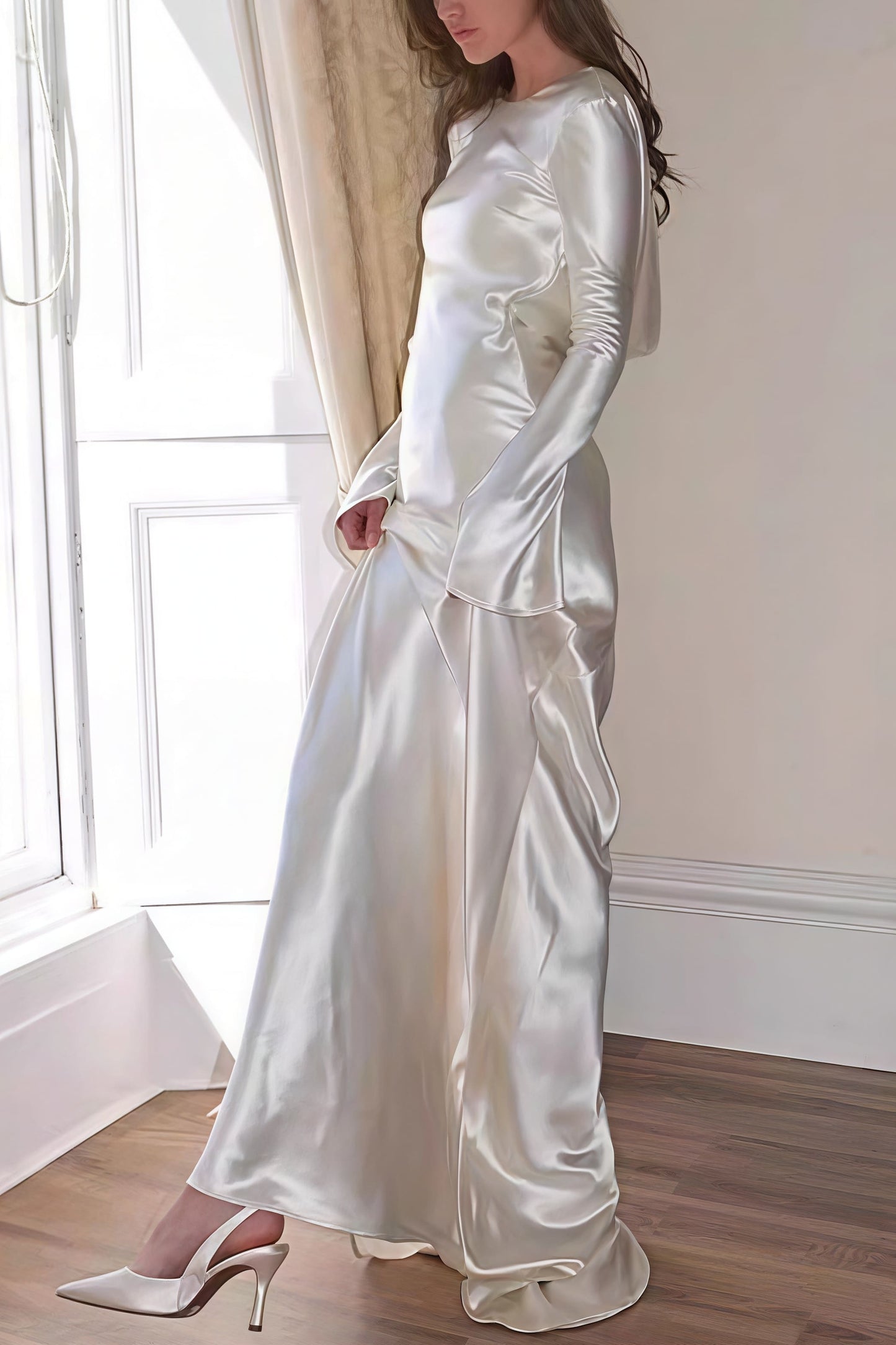 A Vintage Style Dress with Delicate Timeless Details