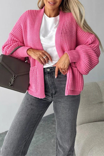 Well Tailored Cardigan with a Graceful Silhouette