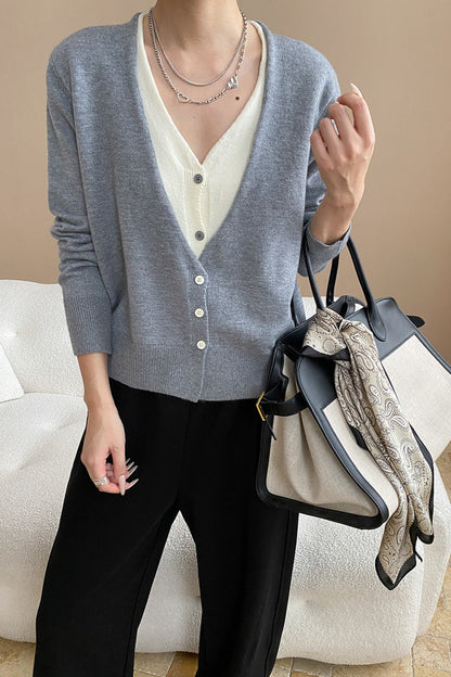 Classic Vintage Cardigan with a Flattering Fit