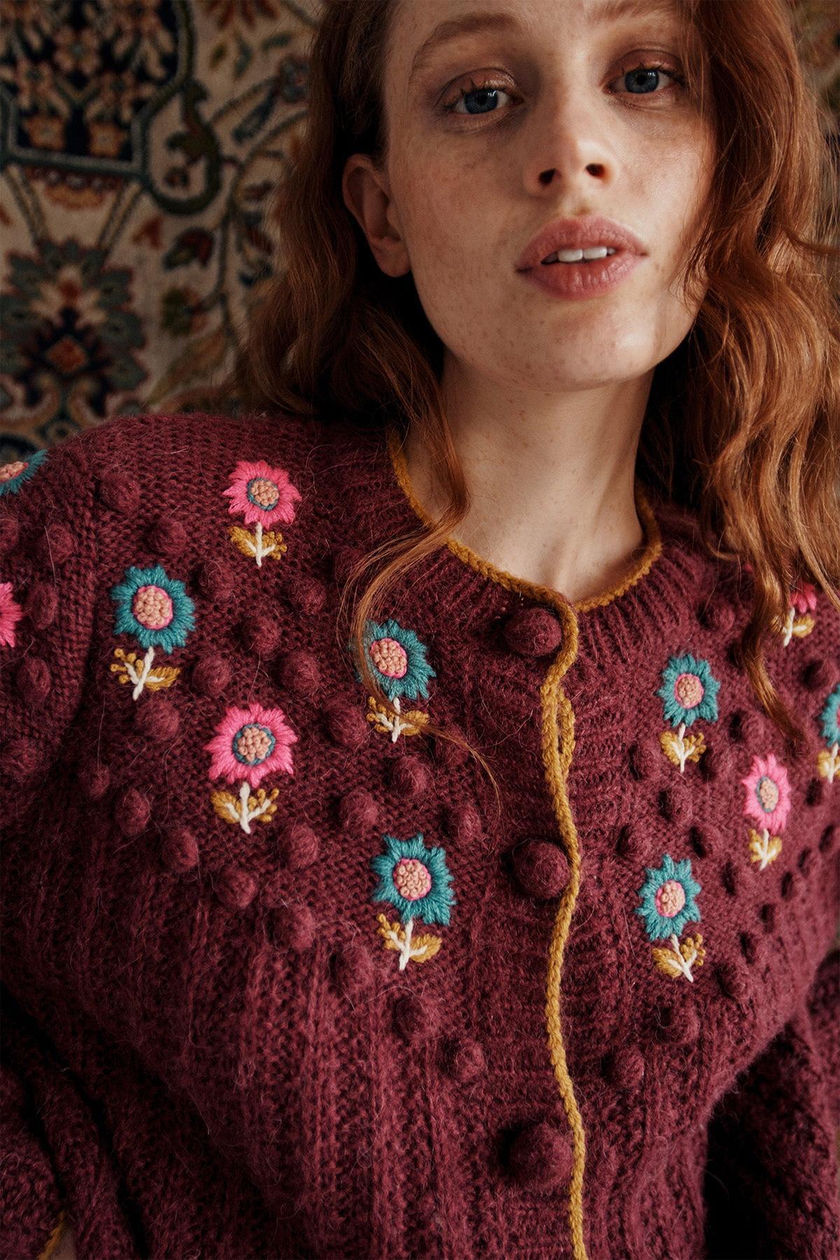 Vintage Inspired Cardigan with a Contemporary Edge