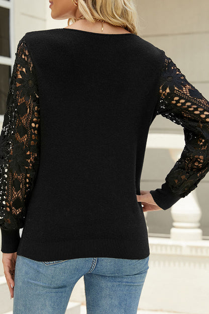 A Vintage Style Sweater with Delicate Timeless Details