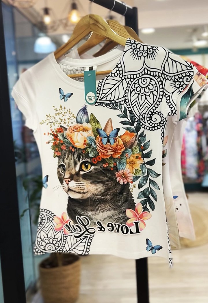 A Vintage Style T-Shirt with Delicate Timeless Details