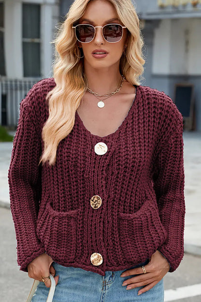 Classic Vintage Cardigan with a Flattering Fit