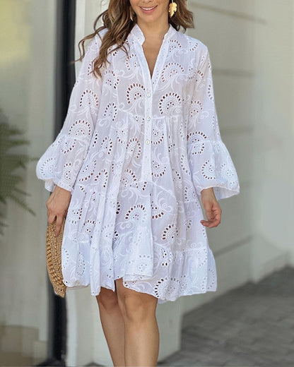 A Vintage Style Dress with Delicate Timeless Details