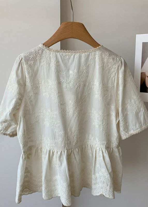 A Vintage Style Shirt with Delicate Timeless Details