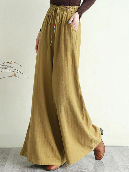 A Vintage Style Pants with Delicate Timeless Details