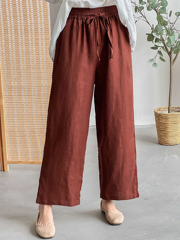 A Vintage Style Pants with Delicate Timeless Details