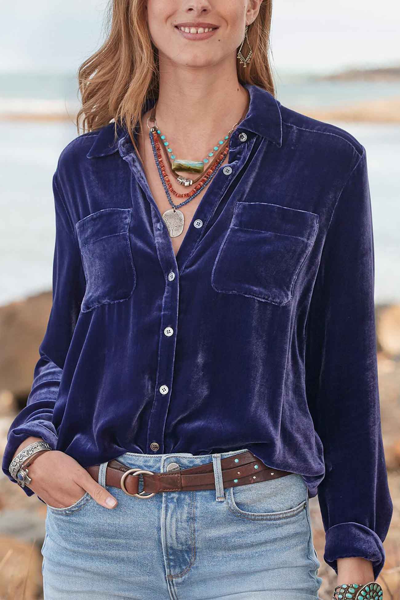 A Vintage Style Blouse with Delicate Timeless Details