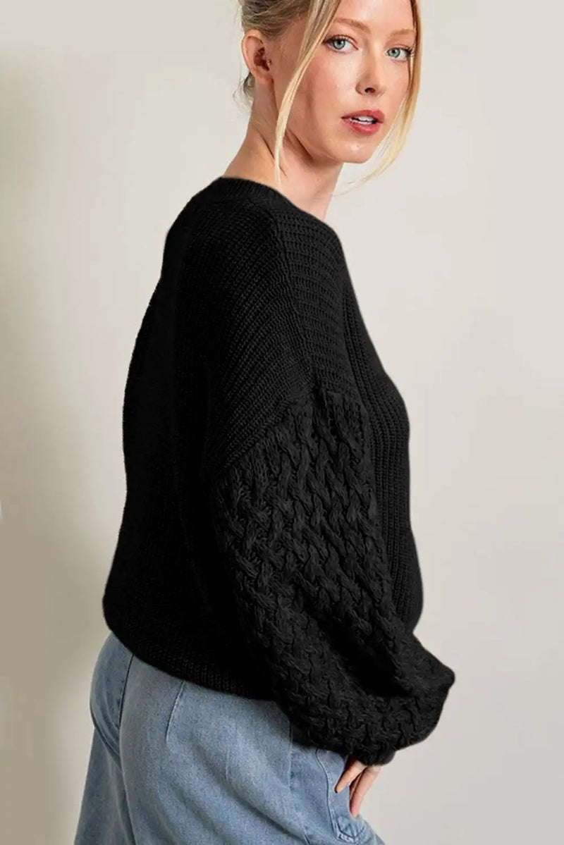 Vintage Inspired Sweater with a Contemporary Edge