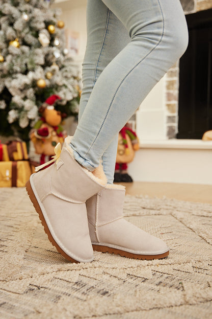 A Vintage Style Boots with Delicate Timeless Details