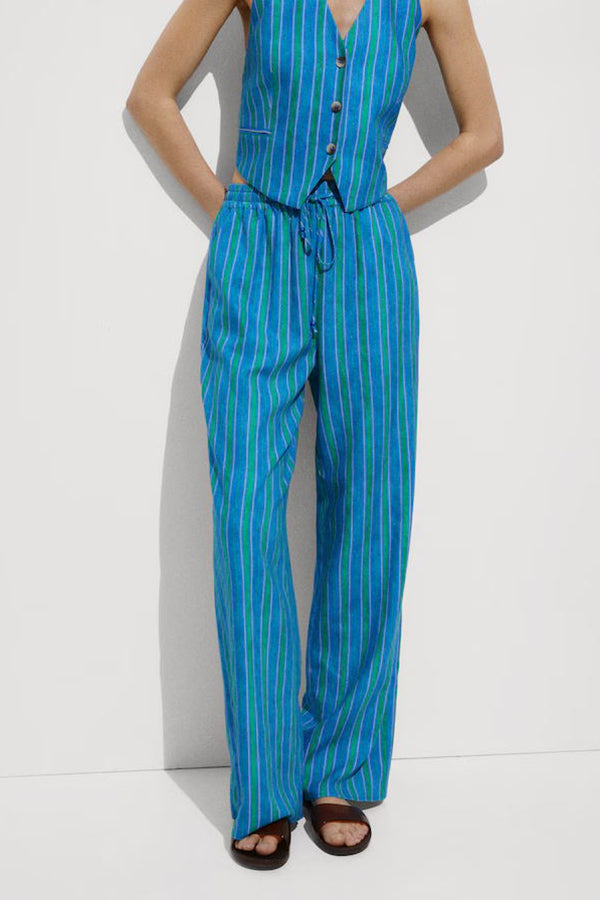 A Vintage Style Pants with Delicate Timeless Details