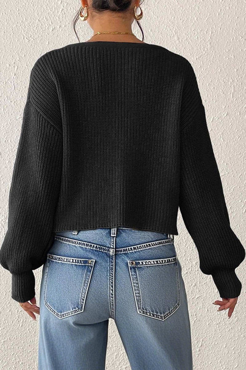 A Vintage Style Sweater with Delicate Timeless Details