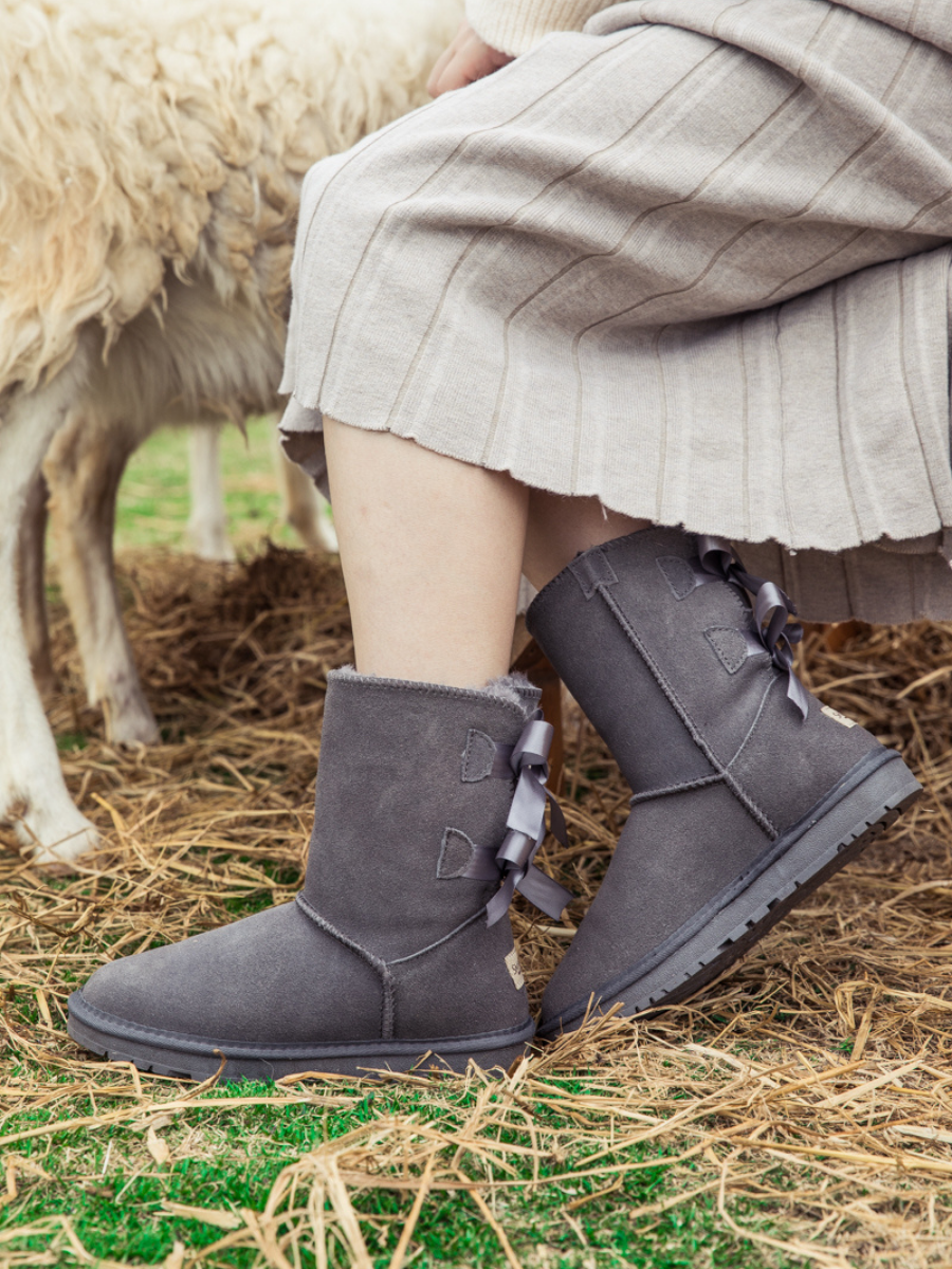 A Vintage Style Boots with Delicate Timeless Details