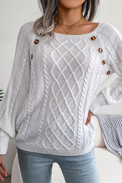 Beautifully Finished Sweater in a Timeless Design