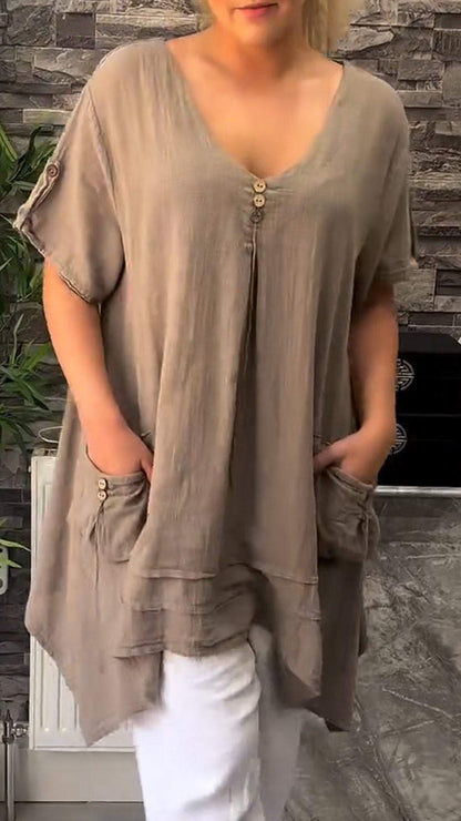 Classic Vintage Top with a Flattering Fit