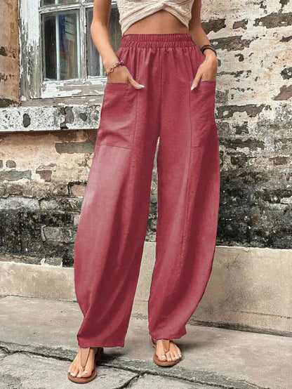 A Vintage Style Pants with Delicate Timeless Details