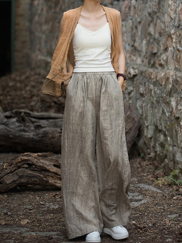 A Vintage Style Pants with Delicate Timeless Details