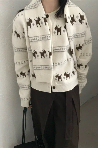 Vintage Inspired Cardigan with a Contemporary Edge