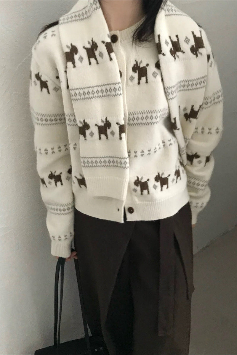 Vintage Inspired Cardigan with a Contemporary Edge