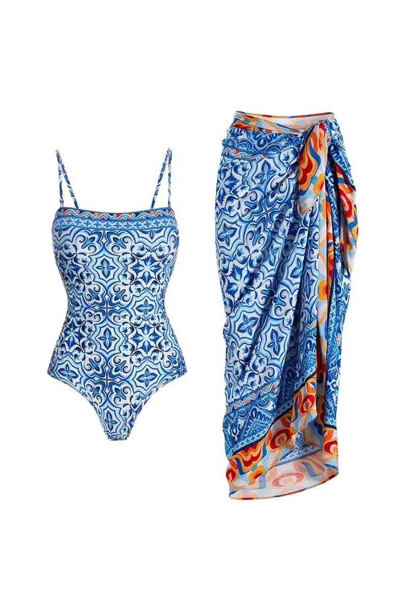 A Vintage Style Swimsuit with Delicate Timeless Details