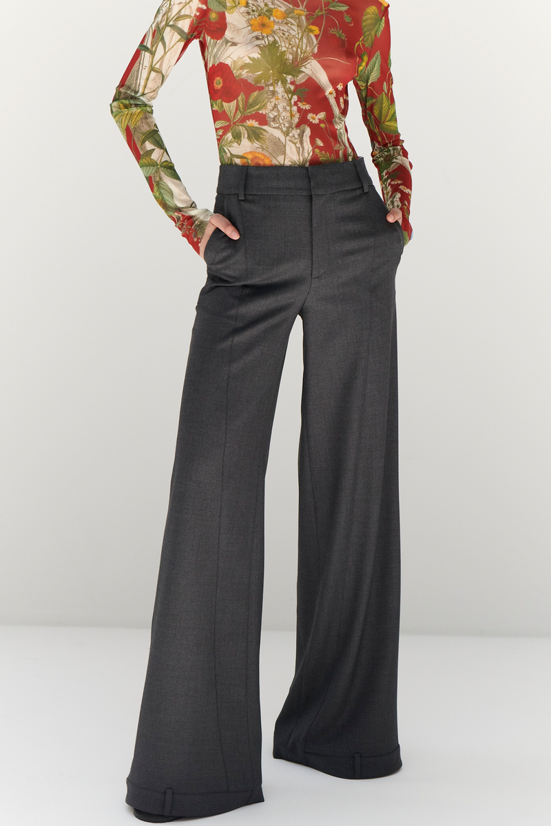 A Vintage Style Pants with Delicate Timeless Details
