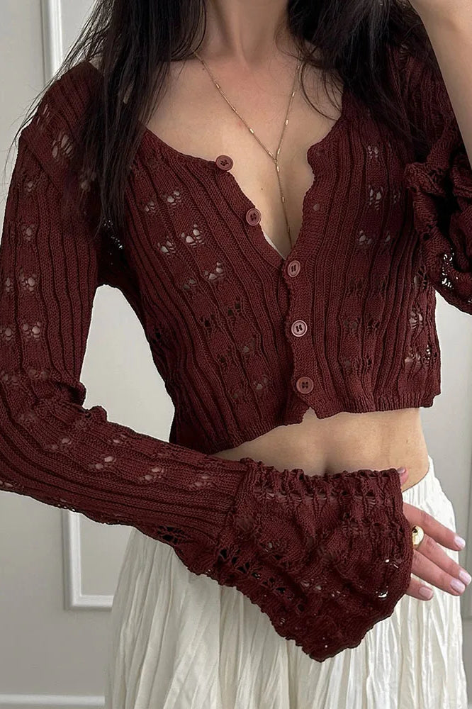 Vintage Inspired Cardigan with a Contemporary Edge