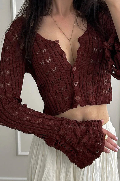 Vintage Inspired Cardigan with a Contemporary Edge