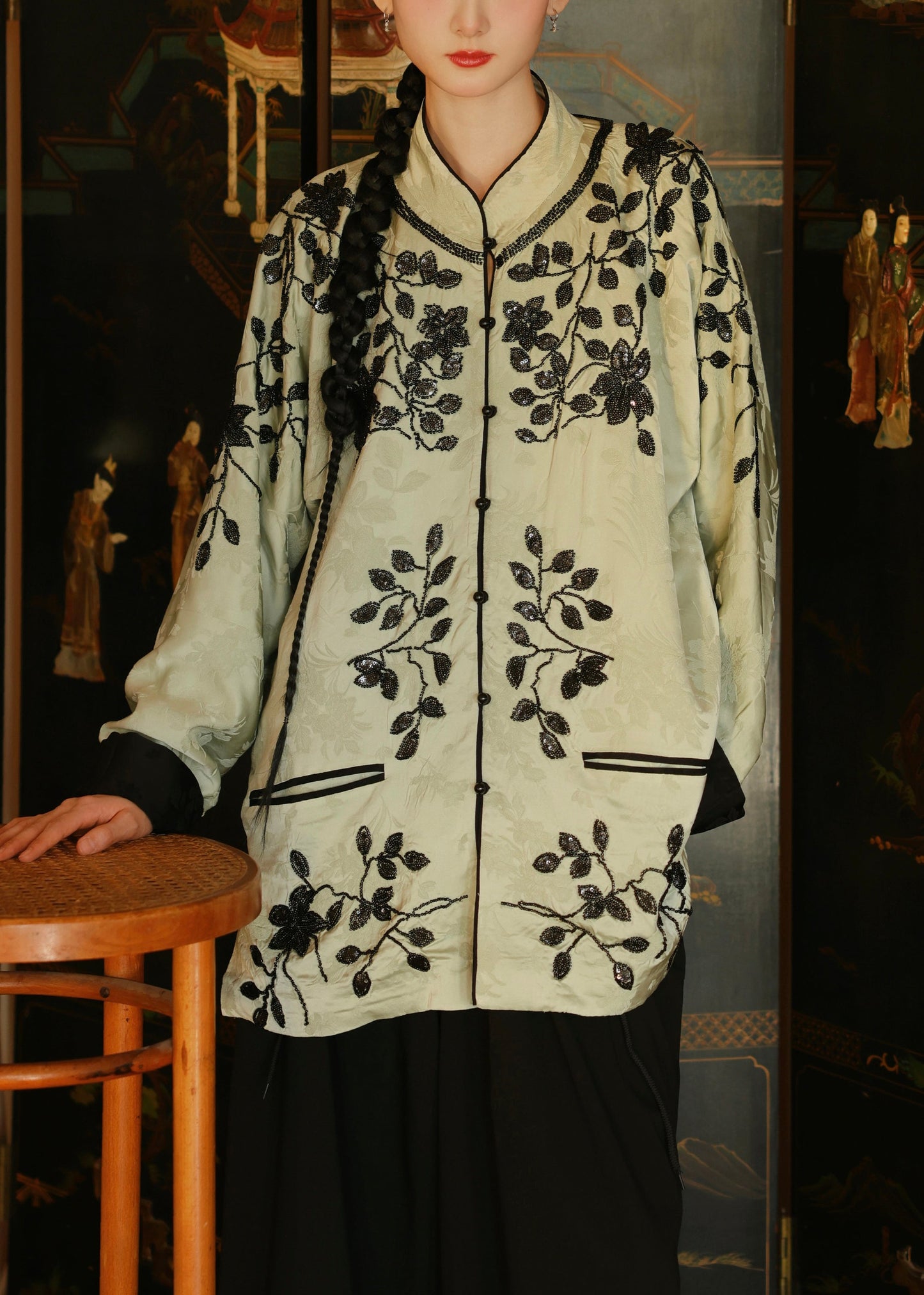 Classic Vintage Coat with a Flattering Fit