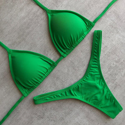 Classic Vintage Bikini with a Flattering Fit