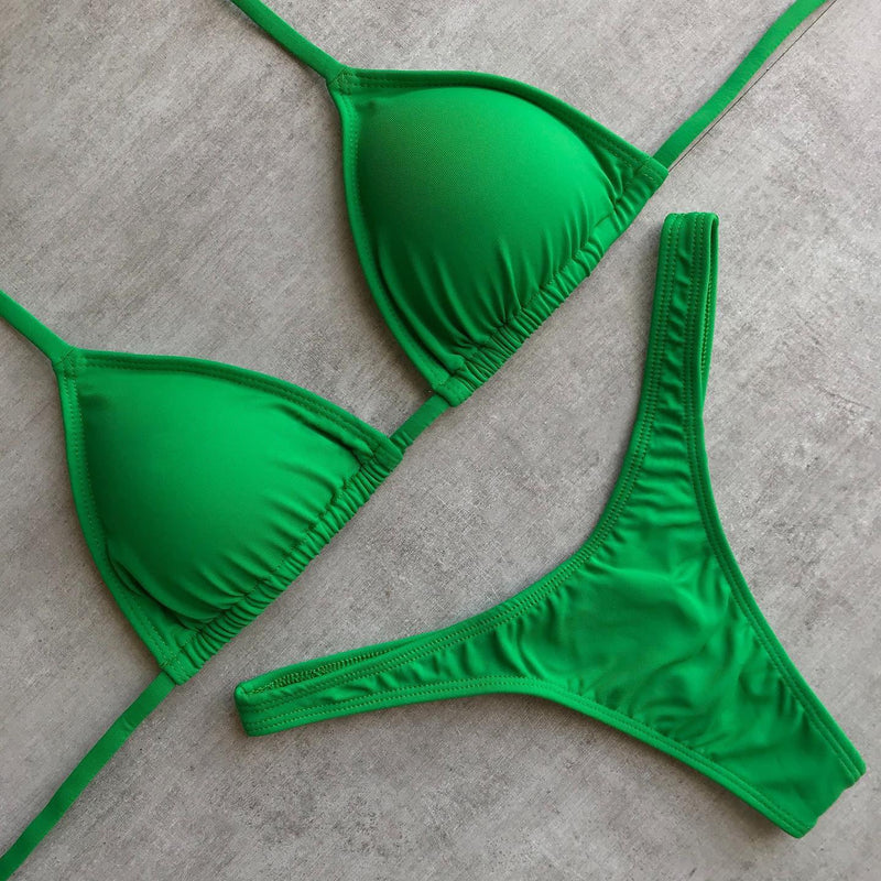 Classic Vintage Bikini with a Flattering Fit