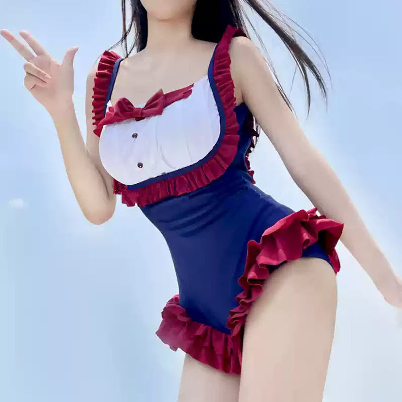 Well Tailored Swimsuit with a Graceful Silhouette