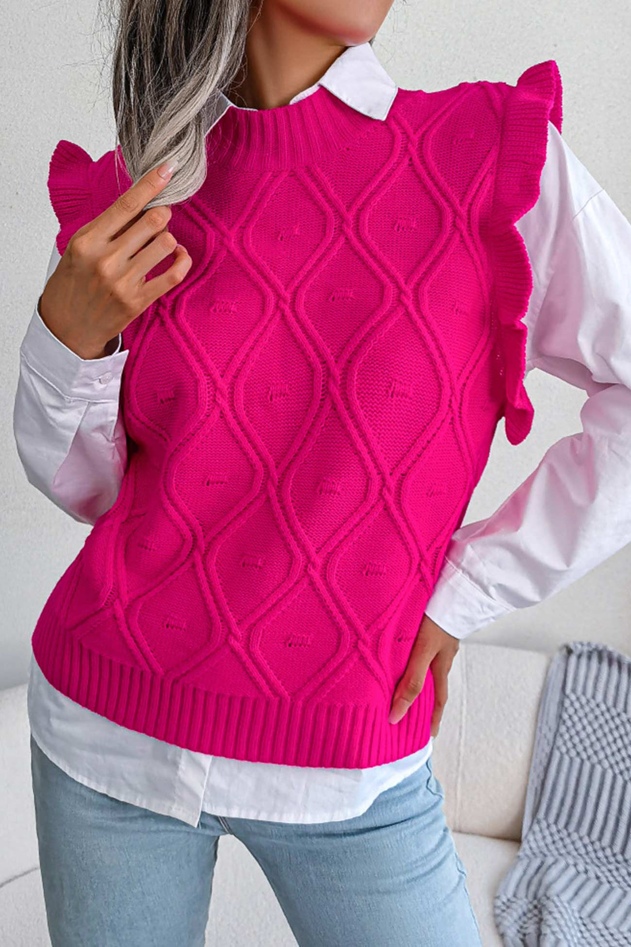 Vintage Inspired Sweater with a Contemporary Edge