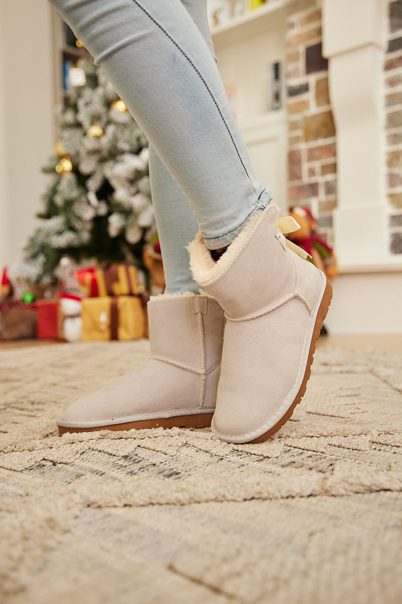 A Vintage Style Boots with Delicate Timeless Details