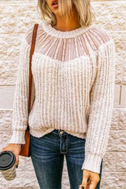 A Vintage Style Sweater with Delicate Timeless Details