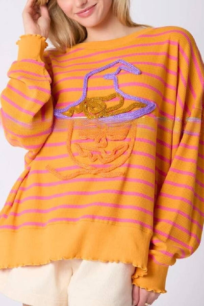 Vintage Inspired Sweater with a Contemporary Edge