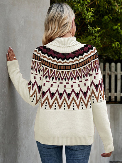 Classic Vintage Sweater with a Flattering Fit