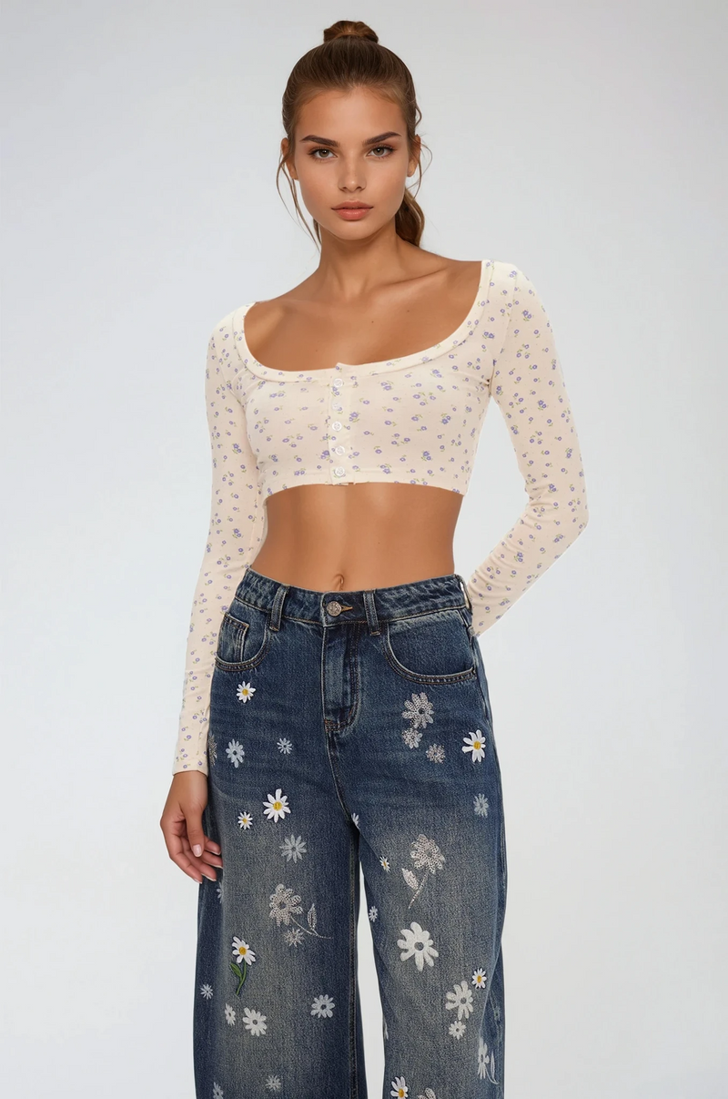 A Vintage Style Top with Delicate Timeless Details