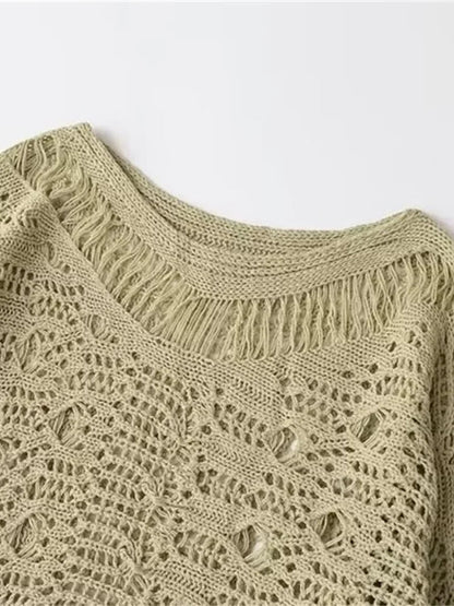 A Vintage Style Sweater with Delicate Timeless Details