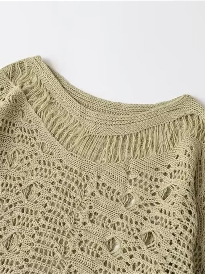 A Vintage Style Sweater with Delicate Timeless Details